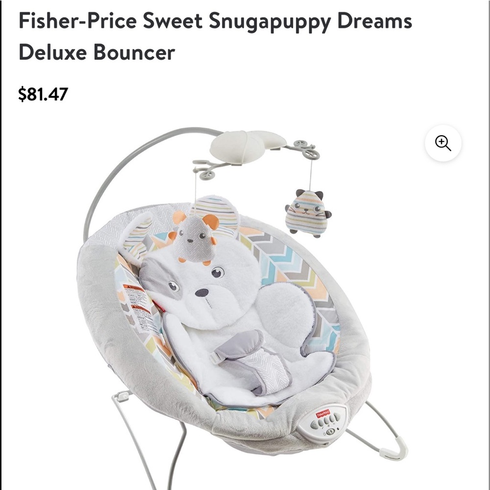 Sweet sungapuppy dreams deluxe bouncer - Picture 1 of 2